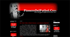 Desktop Screenshot of pionerodelfutbol.com